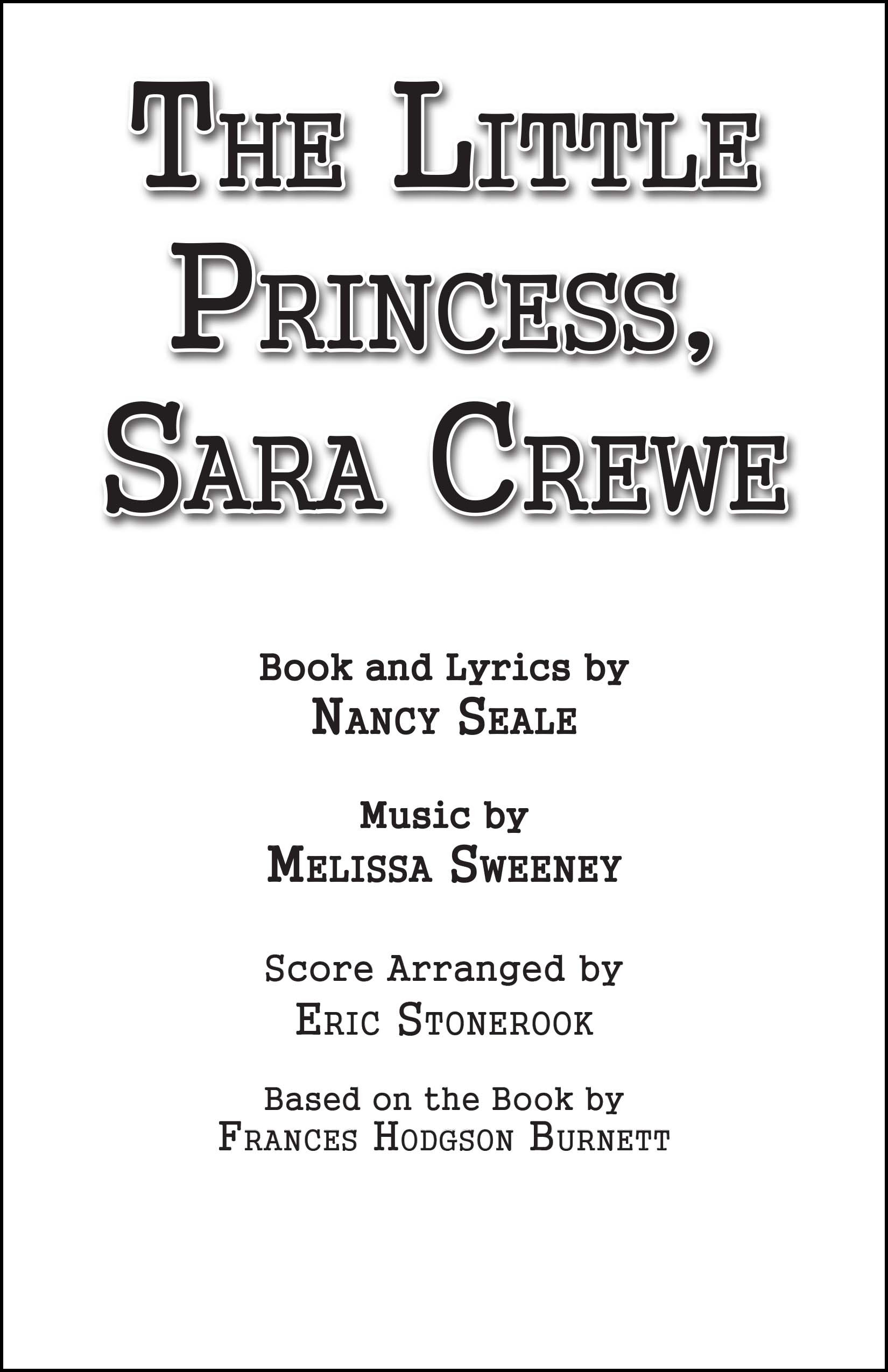 The Little Princess, Sara Crewe